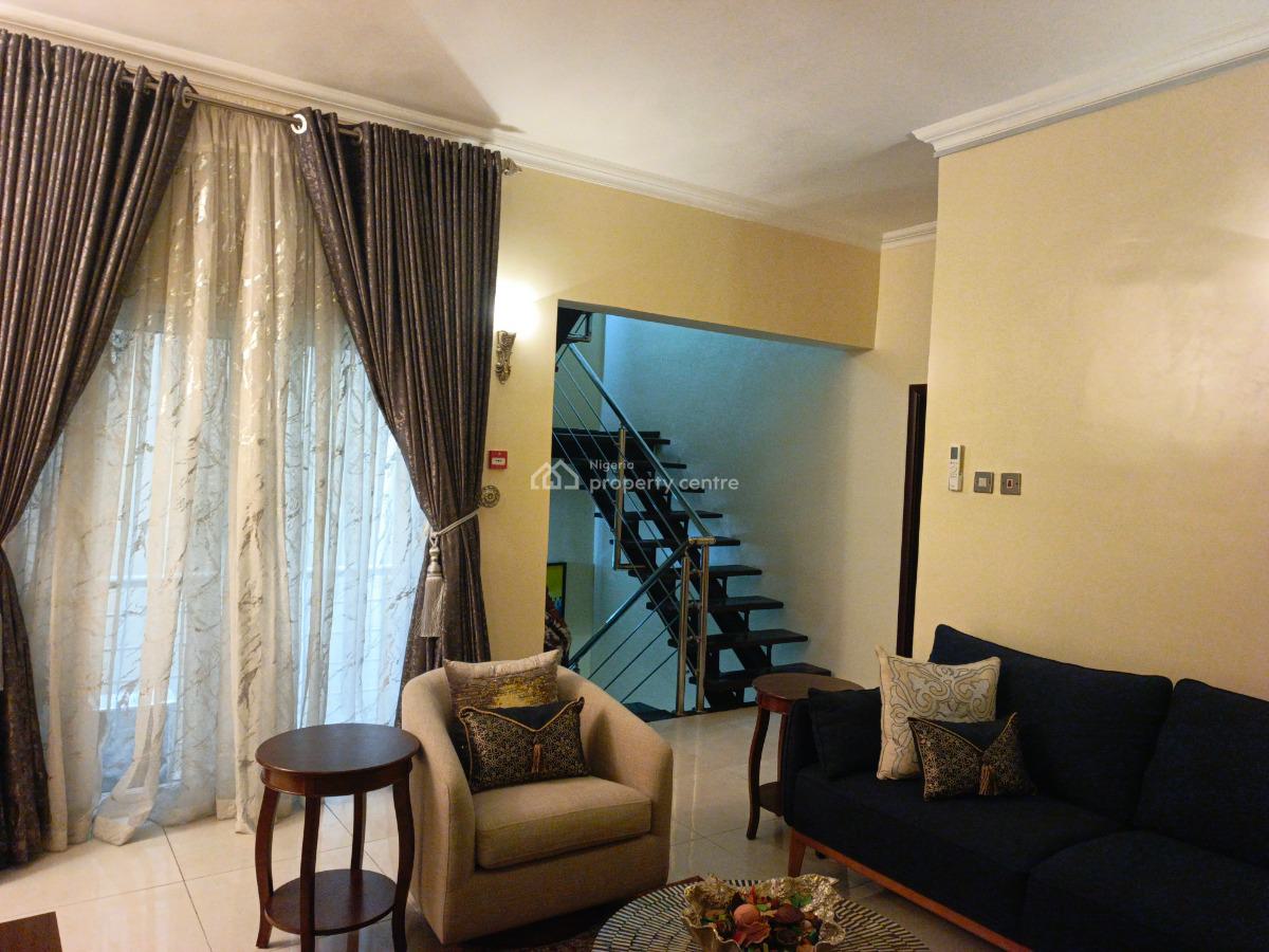 Luxurious 3-bedroom Terrace Serviced Apartment, Roxton Terrace, 8 Ojomu Road, Ikoyi, Lagos, Terraced Duplex Short Let