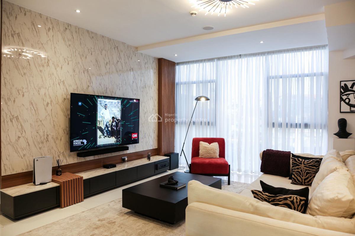Luxury 3 Three Bedroom Apartment Penthouse, Ikoyi, Lagos, Flat / Apartment Short Let