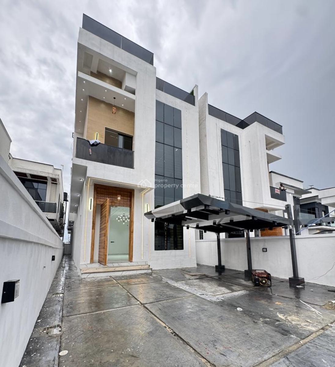 Magnificent 5 Bedrooms with a Private Rooftop Pool, Gym & Cinema, Lekki, Lagos, Detached Duplex for Sale