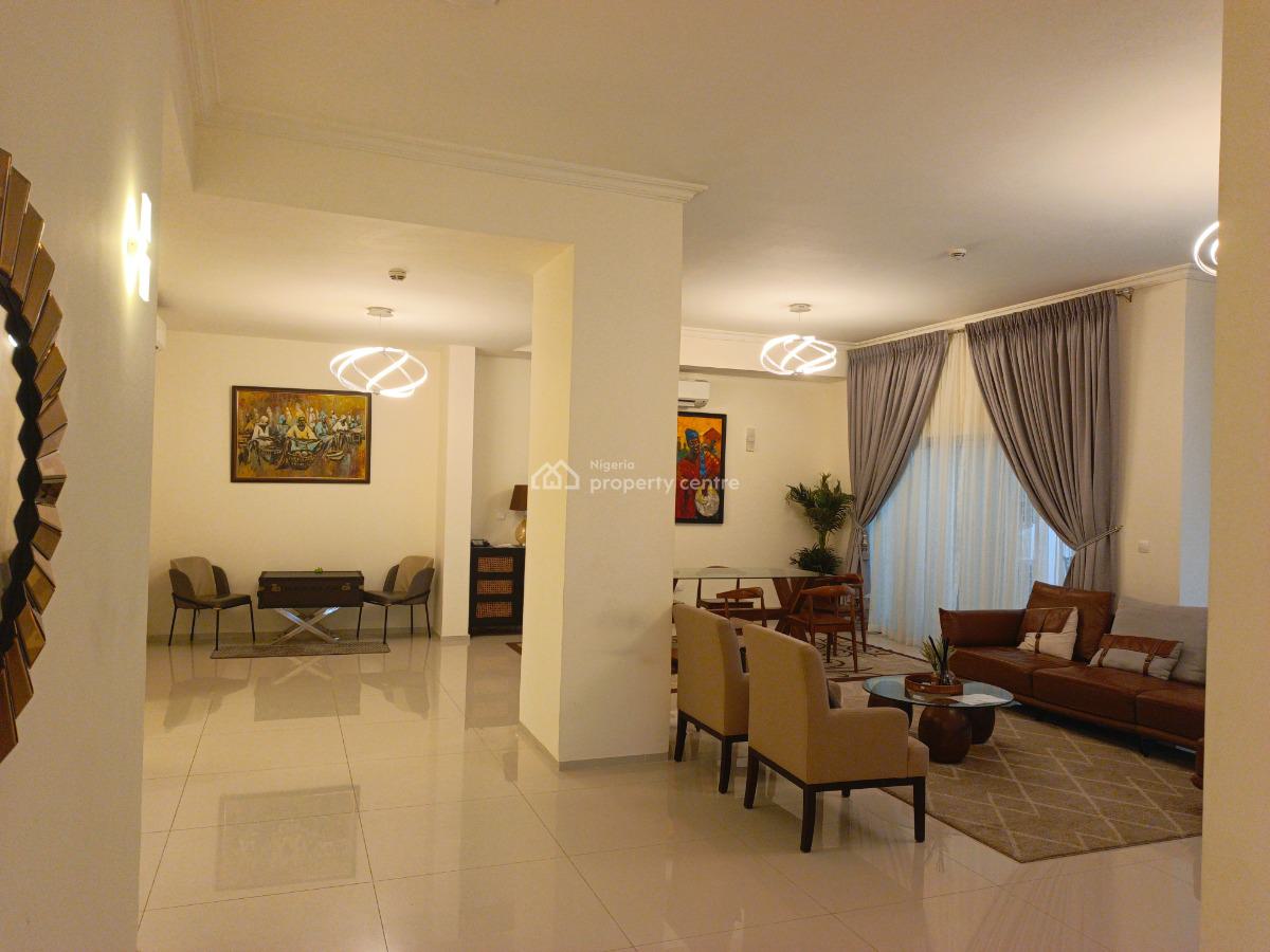Luxurious 3-bedroom Serviced Apartment, Ellipse Apartment, 2 Oloto Road, Ikoyi, Lagos, Flat / Apartment Short Let