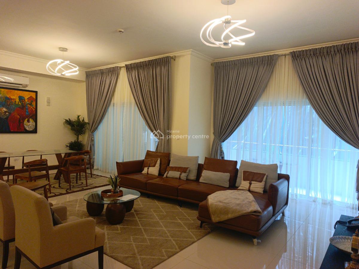Luxurious 3-bedroom Serviced Apartment, Ellipse Apartment, 2 Oloto Road, Ikoyi, Lagos, Flat / Apartment Short Let