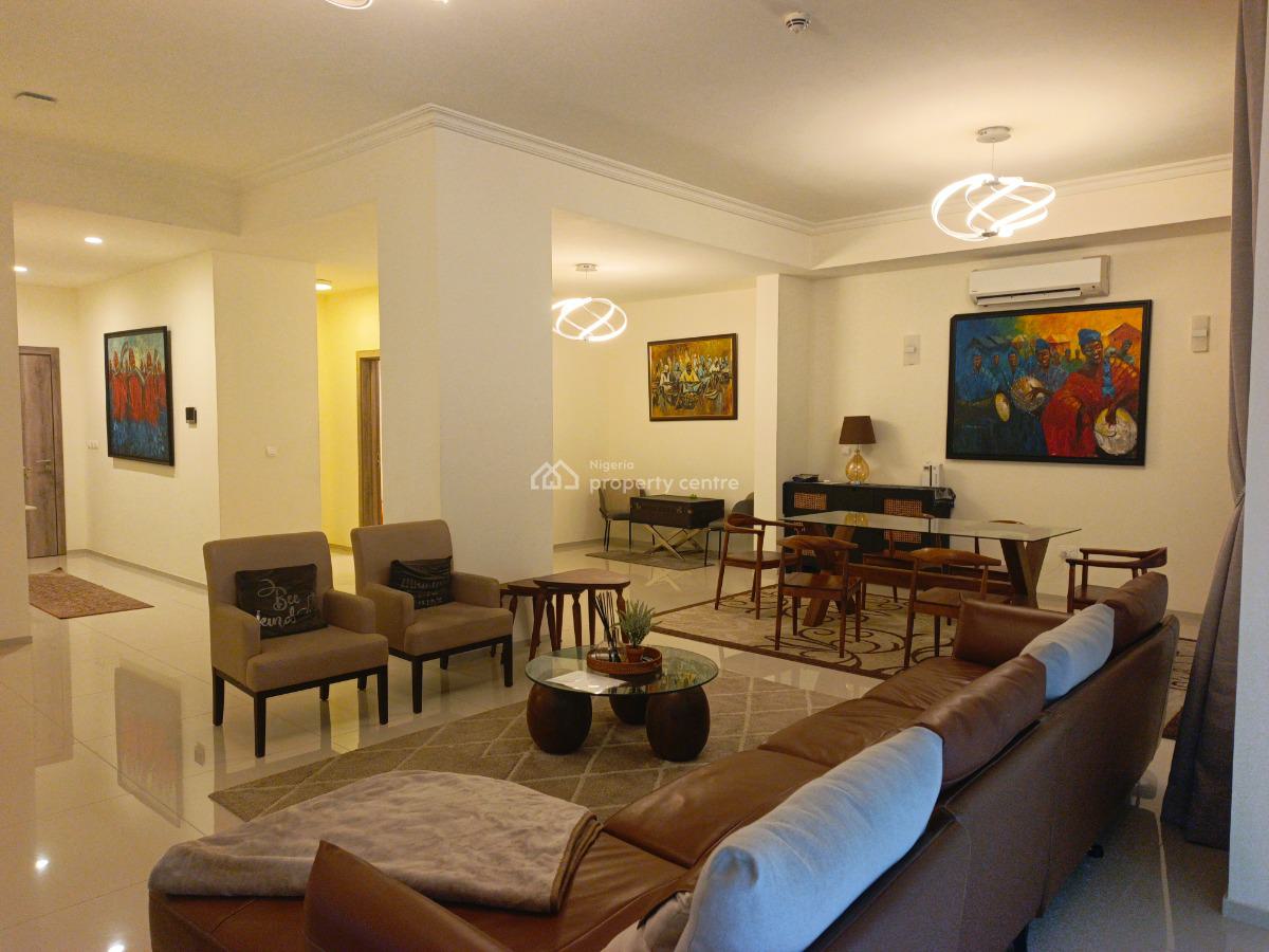Luxurious 3-bedroom Serviced Apartment, Ellipse Apartment, 2 Oloto Road, Ikoyi, Lagos, Flat / Apartment Short Let