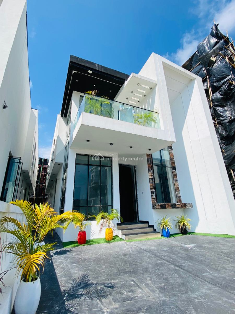 Luxury 5 Bedroom Fully Detached with Swimming Pool, Bq, Chevron, Lekki, Lagos, Detached Duplex for Sale