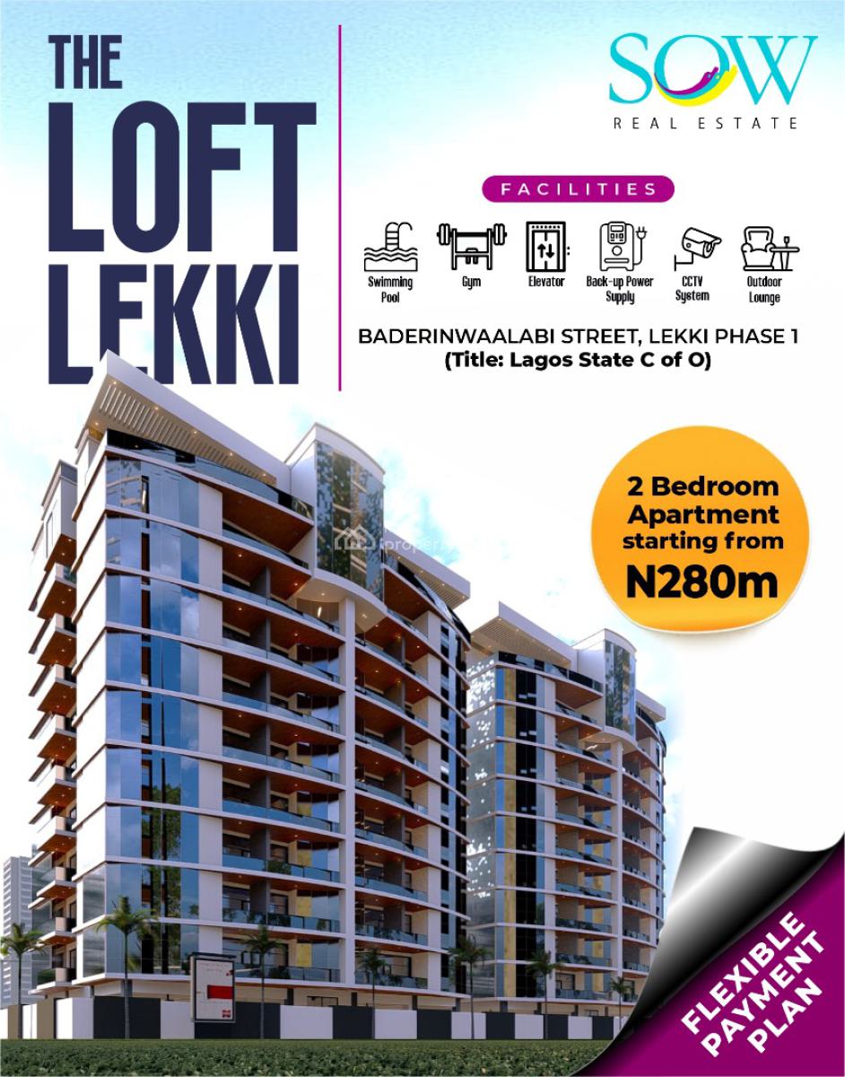 Luxury 3 Bedroom Apartment with Top Notch Amenities, Bolarinwa Street Off Akin Dickson Road, Lekki Phase 1, Lekki, Lagos, Flat / Apartment for Sale