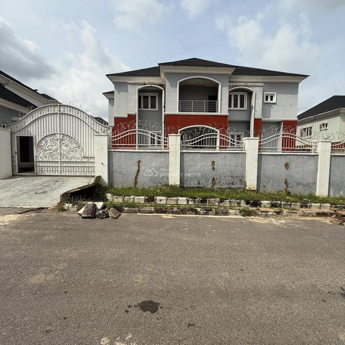 5 Bedroom Fully Detached Duplex with 2 Rooms Bq, Fha, Guzape District, Abuja, Detached Duplex for Sale