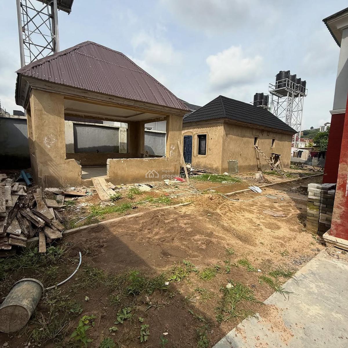 5 Bedroom Fully Detached Duplex with 2 Rooms Bq, Fha, Guzape District, Abuja, Detached Duplex for Sale