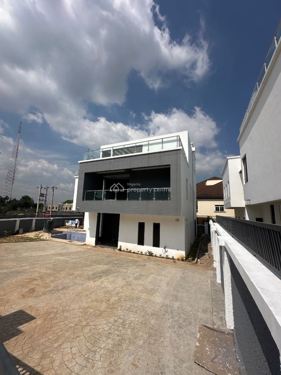 Luxury 4 Bedroom Fully Detached Duplex with Bq, Pool, Rooftop Lounge, Asokoro District, Abuja, Detached Duplex for Sale
