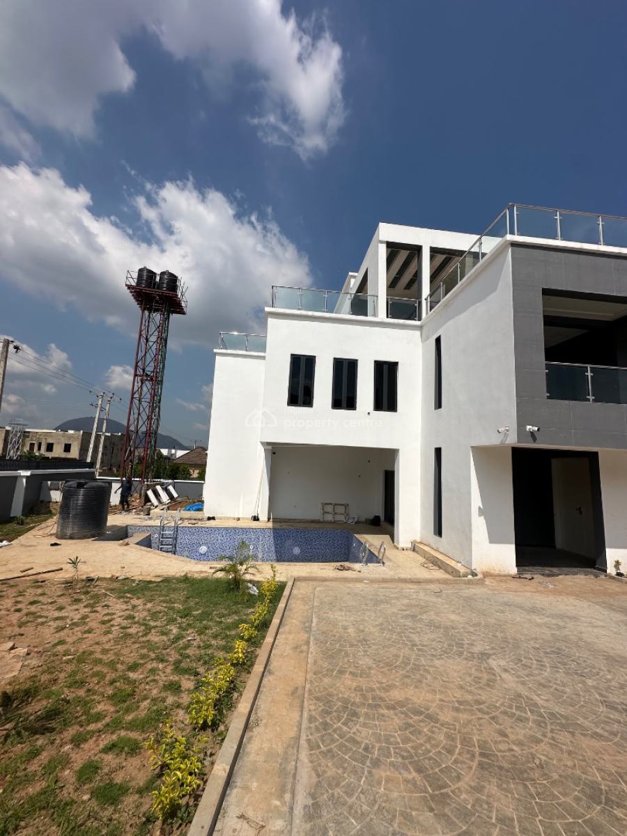 Luxury 4 Bedroom Fully Detached Duplex with Bq, Pool, Rooftop Lounge, Asokoro District, Abuja, Detached Duplex for Sale