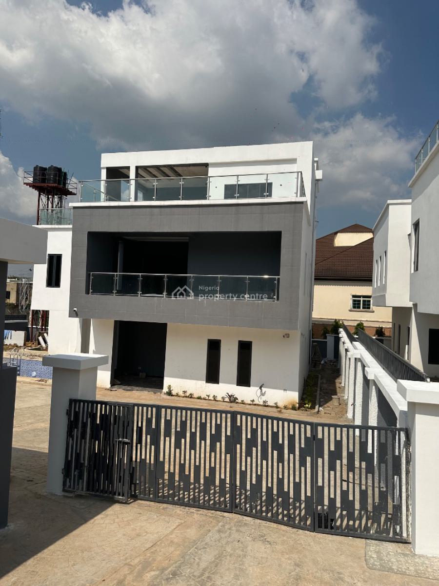 Luxury 4 Bedroom Fully Detached Duplex with Bq, Pool, Rooftop Lounge, Asokoro District, Abuja, Detached Duplex for Sale