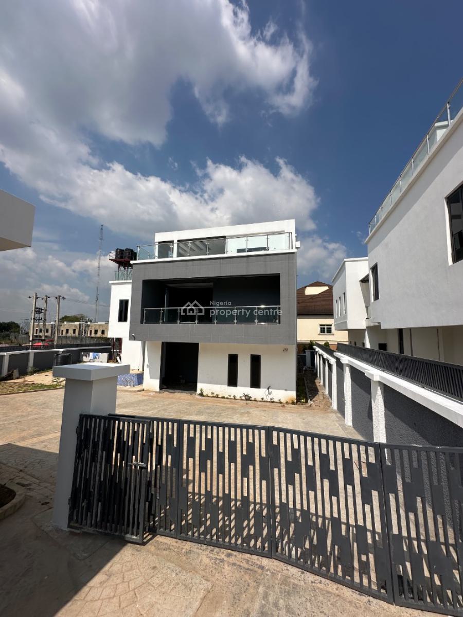 Luxury 4 Bedroom Fully Detached Duplex with Bq, Pool, Rooftop Lounge, Asokoro District, Abuja, Detached Duplex for Sale