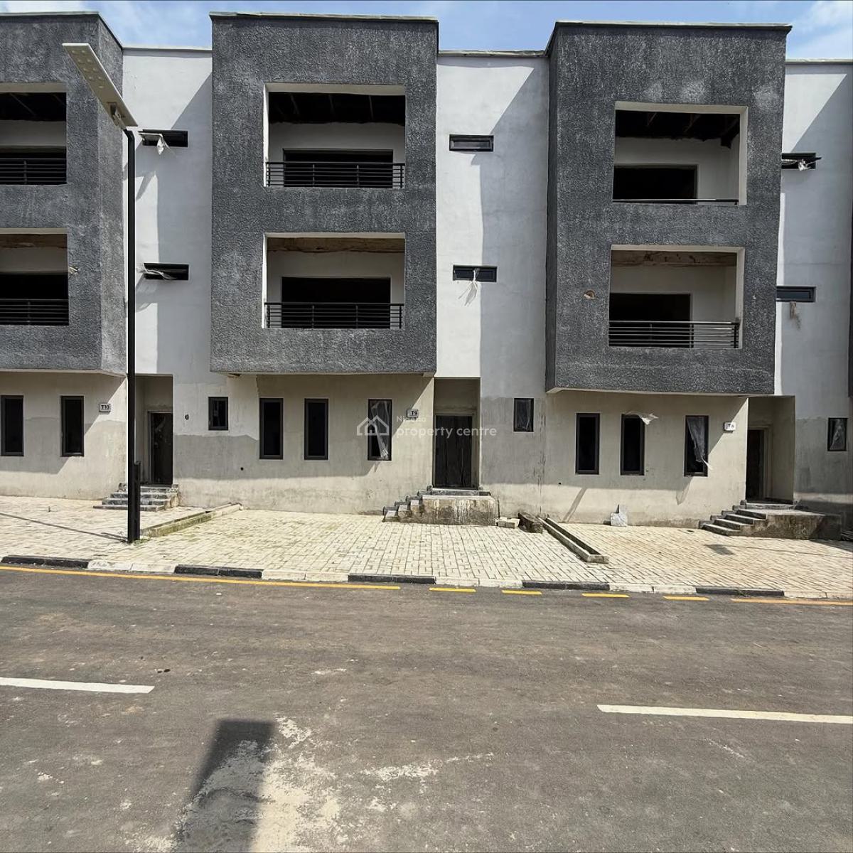 Semi Finished 4 Bedroom Terrace Duplex with Bq, Mabushi, Abuja, Terraced Duplex for Sale
