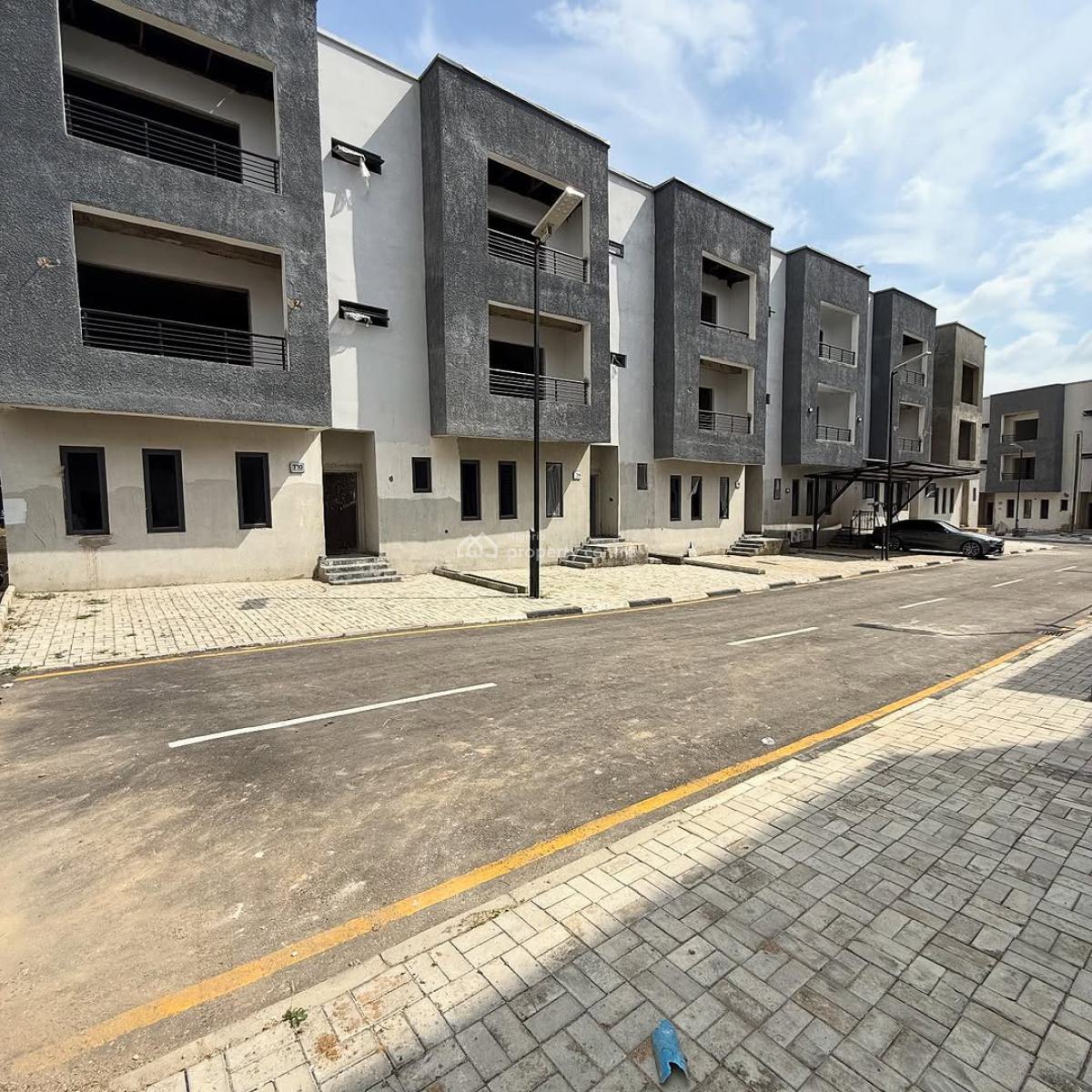 Semi Finished 4 Bedroom Terrace Duplex with Bq, Mabushi, Abuja, Terraced Duplex for Sale