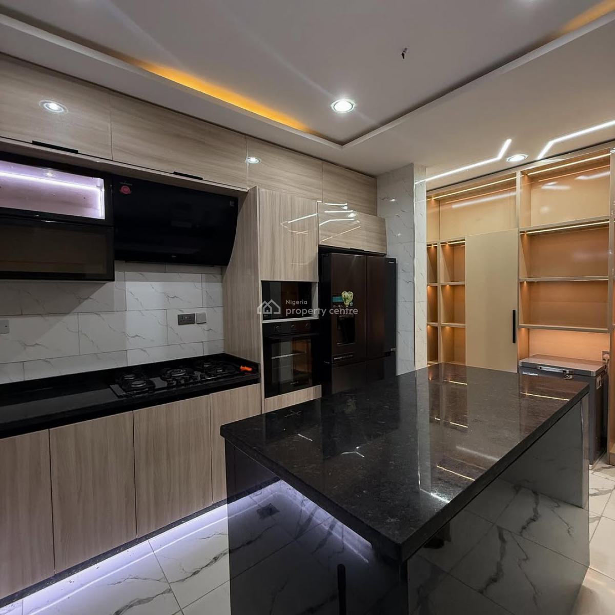 Corner Unit Furnished 4 Bedroom Terrace with Bq, Inverter, Cctv, Ac, Life Camp, Abuja, Terraced Duplex for Sale