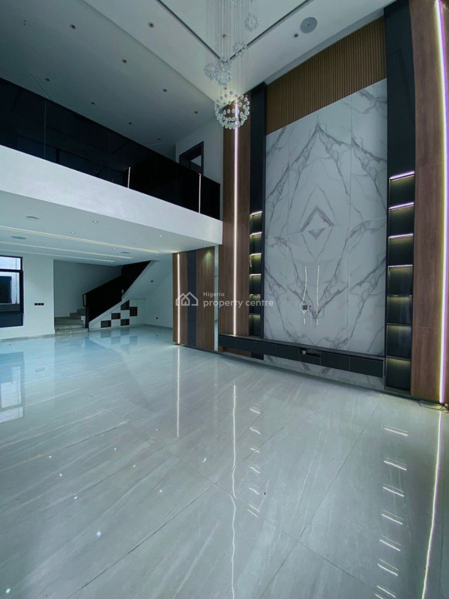 Exquisite 5 Bedroom Fully Detached Duplex with Bq Pool, Royal Garden Estate, Lekki Phase 2, Lekki, Lagos, Detached Duplex for Sale