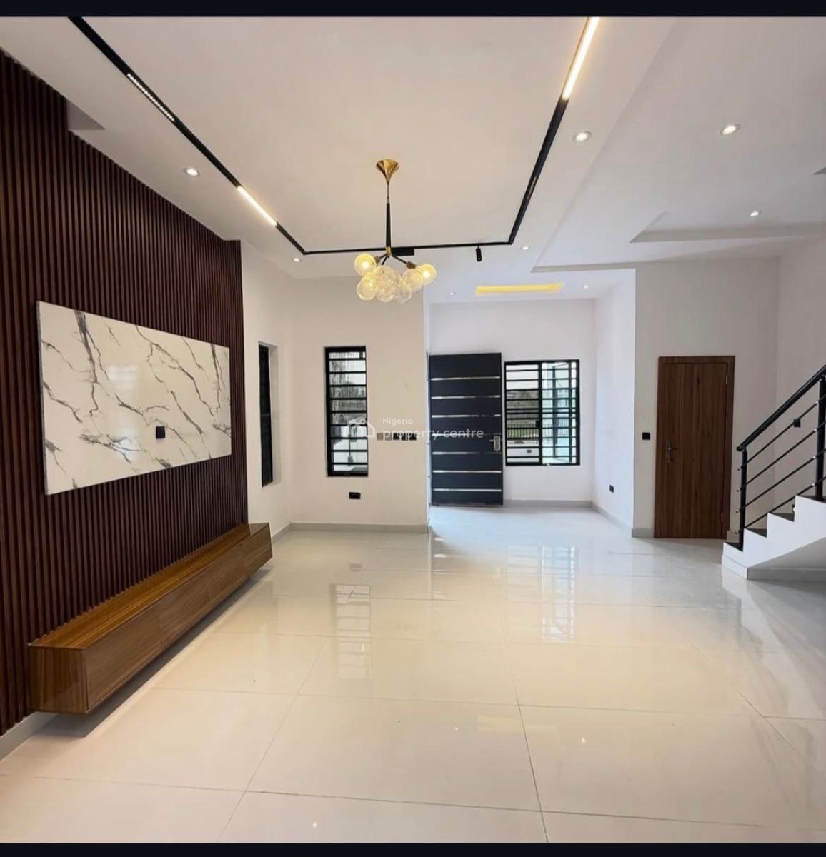 Spacious 4 Bedroom Semi-detach Duplex in a Well Secured Estate, Golden Park Estate, By Lekki Epe Expressway, Ajah, Lagos, Semi-detached Duplex for Sale