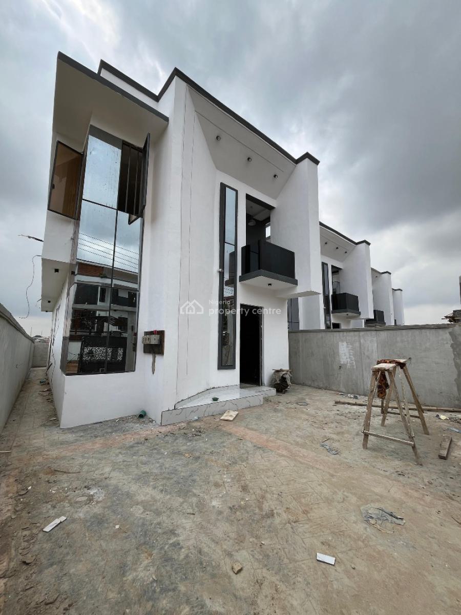 Elegant 4 Bedroom Fully Detached Duplex Plus Bq in a Gated Estate, Spacious, Clean Water, All Round Balcony, Great Ambience, Ogba, Ikeja, Lagos, Detached Duplex for Sale