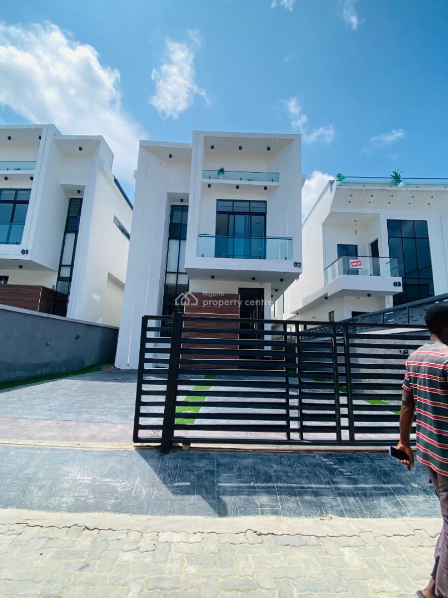 Luxury 5 Bed Fully Detached with Swimming Pool, Bq, Chevron, Lekki, Lagos, Detached Duplex for Sale