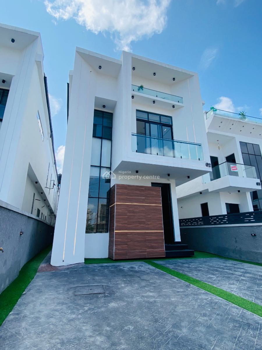 Luxury 5 Bed Fully Detached with Swimming Pool, Bq, Chevron, Lekki, Lagos, Detached Duplex for Sale