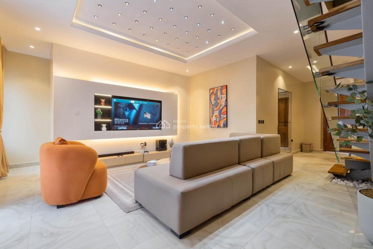 Brand New 2 Bedroom Maisonette with Top Notch Amenities Available, Lekki Phase 1, Lekki, Lagos, Flat / Apartment Short Let