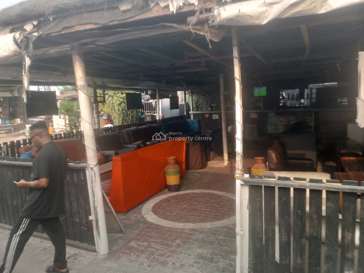 Very Massive Functioning Bar with 12 Rooms  Facing Express, Ogunfayo Road Adjacent, Eputu, Ibeju Lekki, Lagos, Restaurant / Bar for Rent