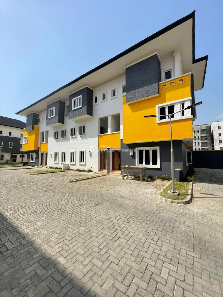Spacious 3 Bedroom Duplex with Bq and Swimming Pool, Ikate, Lekki, Lagos, Terraced Duplex for Rent