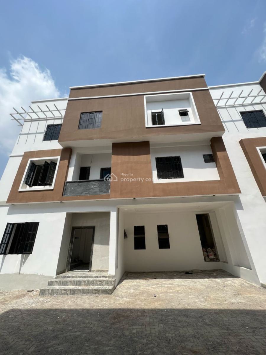 5 Bedroom Terrace Duplex with a Bq, Guzape District, Abuja, Terraced Duplex for Sale