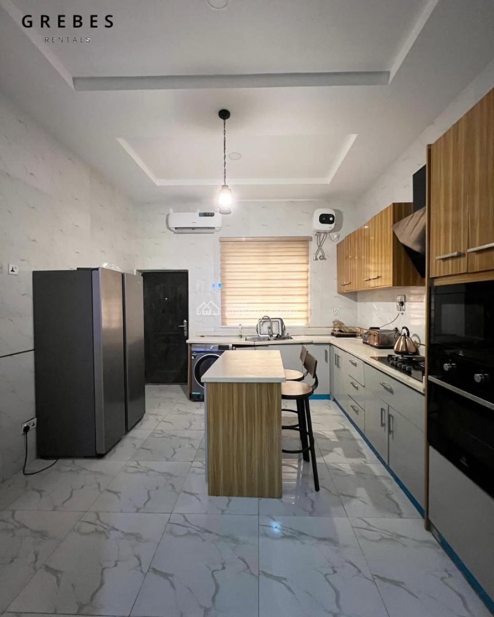 Fully Furnished 4 Bedroom Semi Detached with Solar and Bq, Orchid, Lekki, Lagos, Semi-detached Duplex for Rent