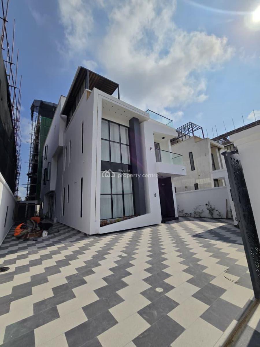 Stunning and Contemporary 5 Bedroom Fully Detached Duplex with Bq, Lekki Phase 1, Lekki, Lagos, Detached Duplex for Sale