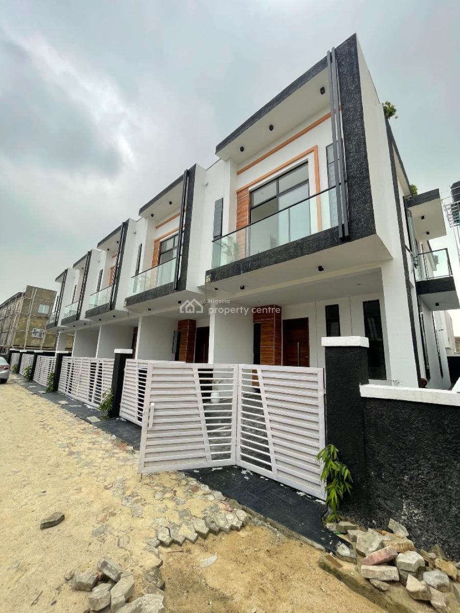 Exquisite 4 Bedroom Terraced Duplex in a Secure Location, Ikota, Lekki, Lagos, Terraced Duplex for Sale