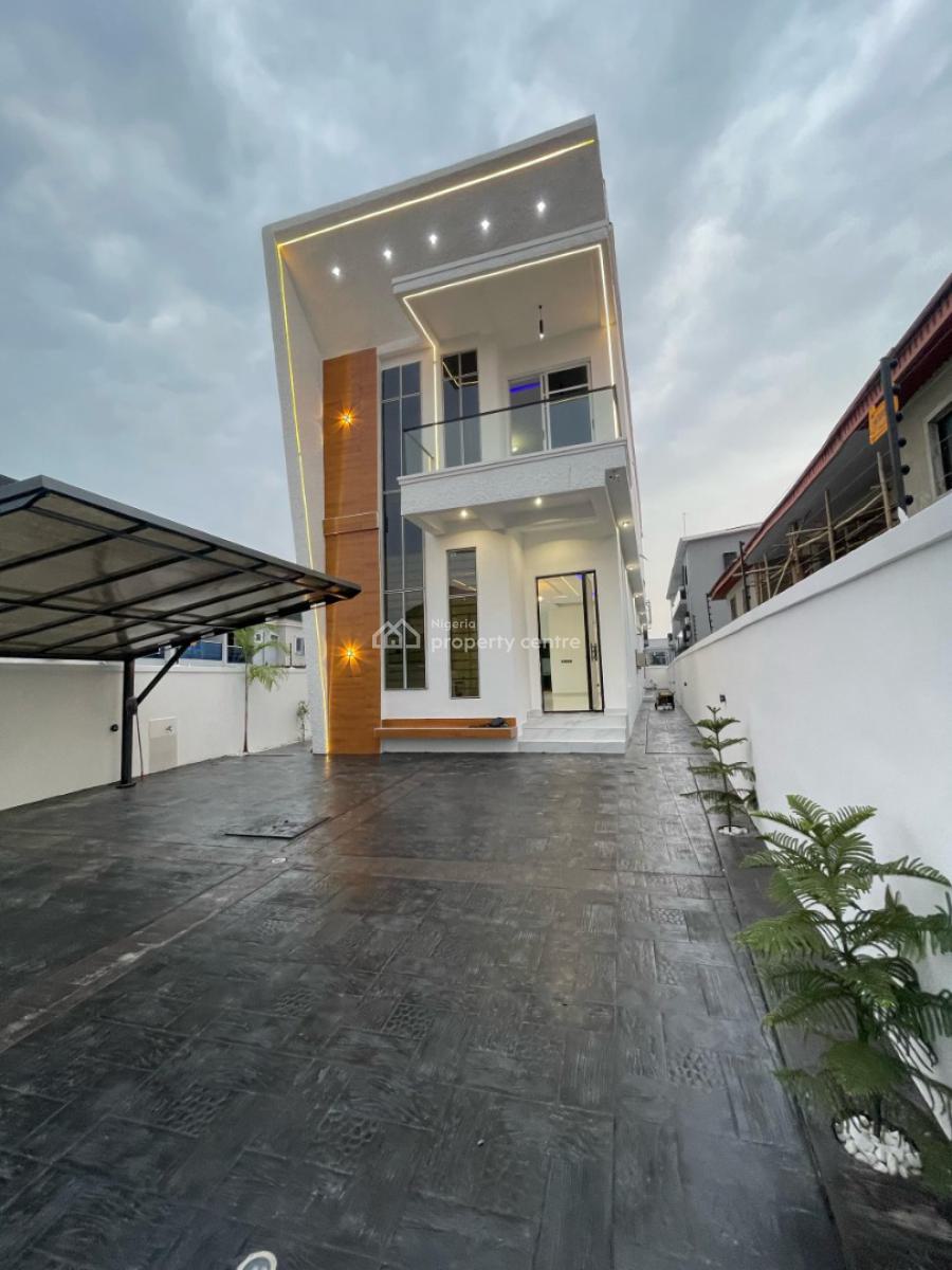 Luxury 6 Bedroom 6 Bedroom Fully Detached Duplex with Bq and Swimming, Sangotedo, Ajah, Lagos, Detached Duplex for Sale