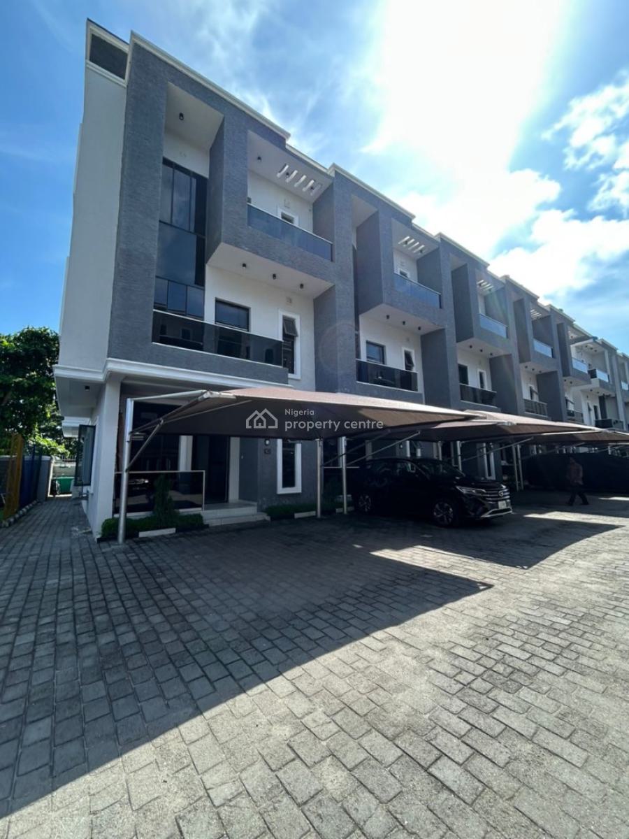 Well Maintained and Spacious Serviced 4 Bedroom Terrace Duplex, Victoria Island (vi), Lagos, Terraced Duplex for Rent