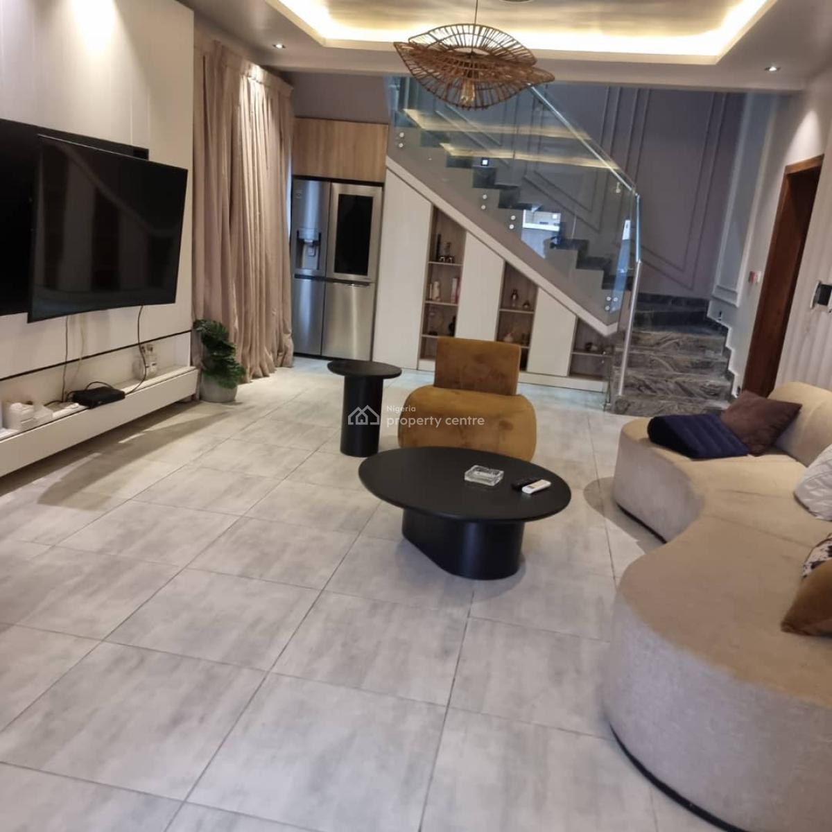 Furnished 5 Bedroom Fully  Detached  Duplex, Lekki Phase 1, Lekki, Lagos, House for Rent