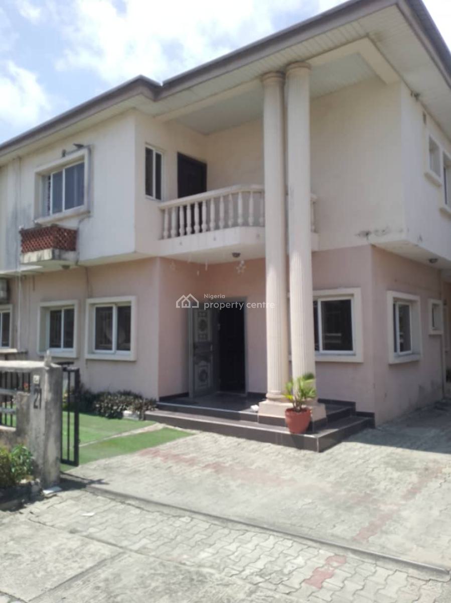 Self Service Four (4) Bedroom Semi Detached House with Bq, Oniru, Victoria Island (vi), Lagos, Semi-detached Bungalow for Rent