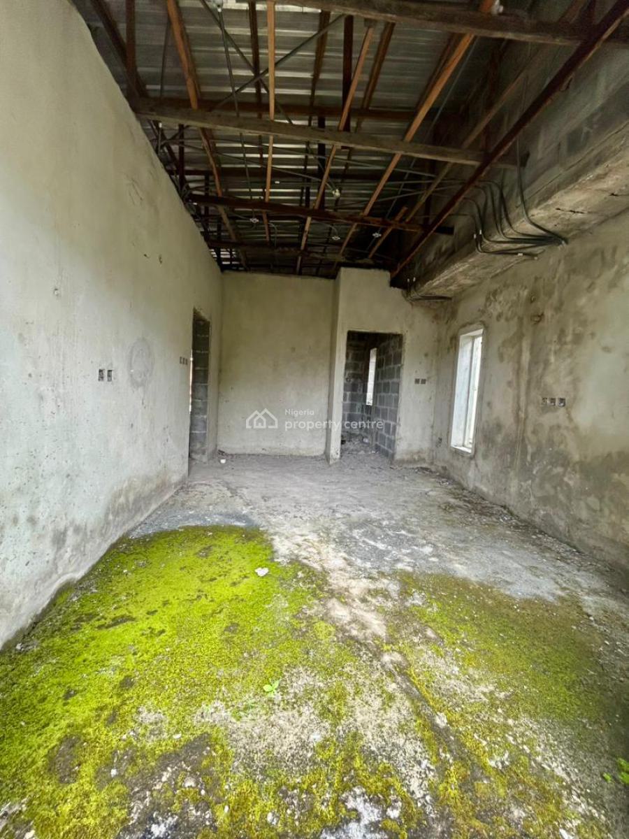 Contemporary 4 Bedroom Carcass Duplex, Shell Cooperative, Eneka, Port Harcourt, Rivers, Detached Duplex for Sale