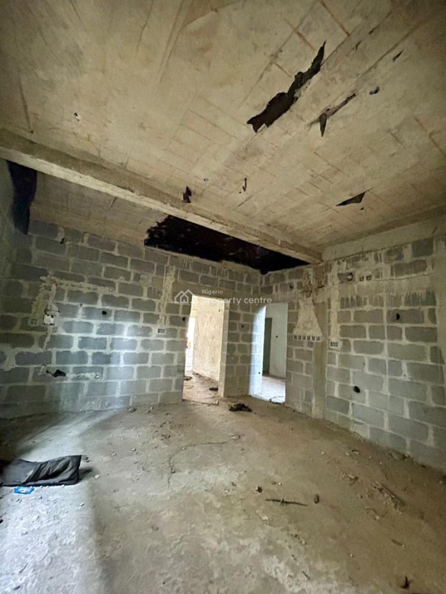 Contemporary 4 Bedroom Carcass Duplex, Shell Cooperative, Eneka, Port Harcourt, Rivers, Detached Duplex for Sale