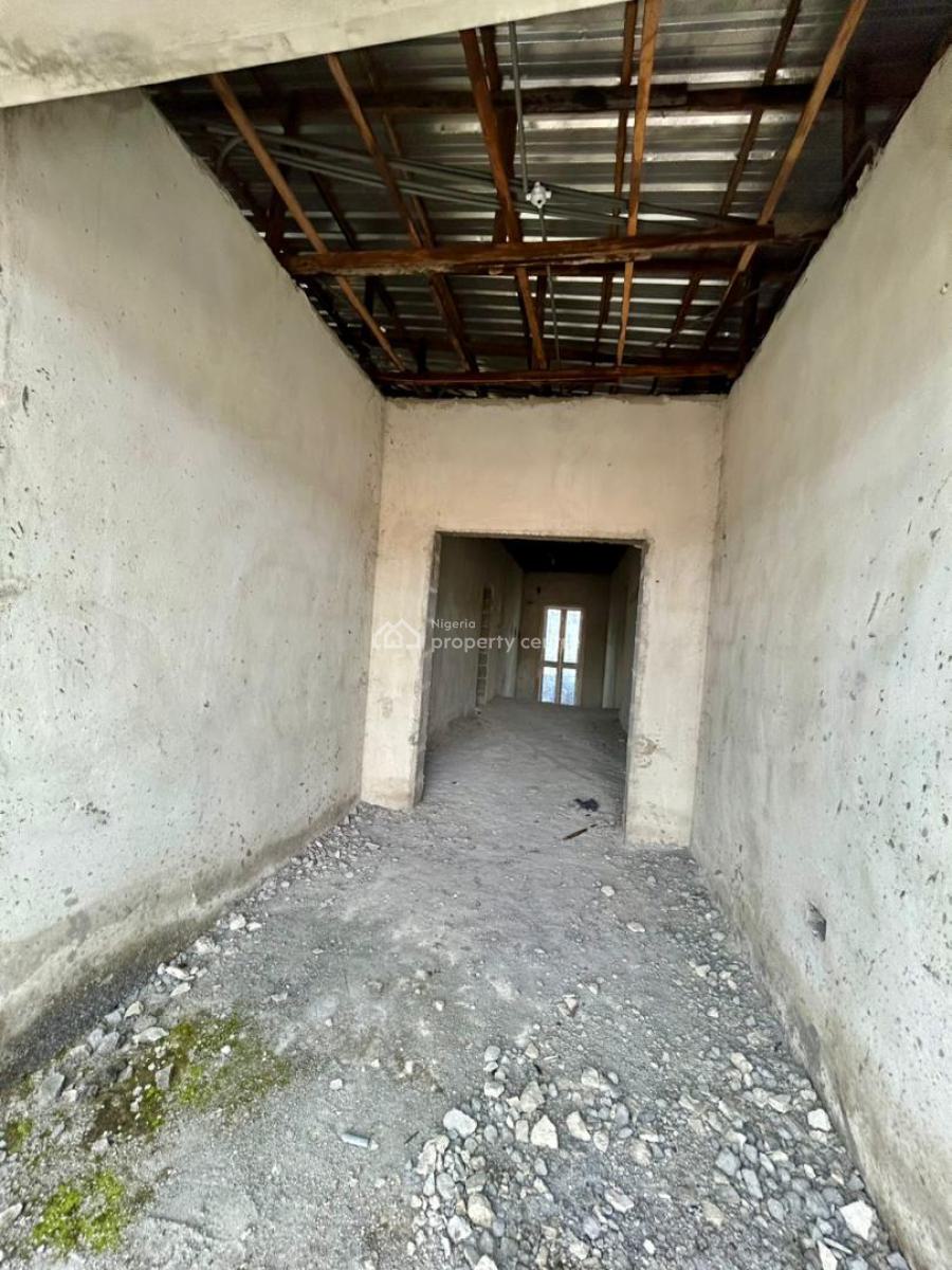 Contemporary 4 Bedroom Carcass Duplex, Shell Cooperative, Eneka, Port Harcourt, Rivers, Detached Duplex for Sale