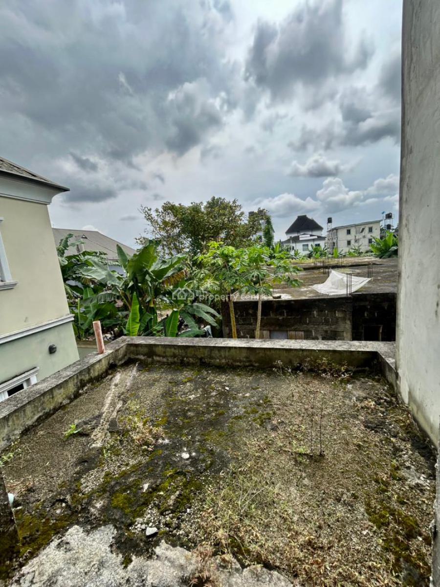 Contemporary 4 Bedroom Carcass Duplex, Shell Cooperative, Eneka, Port Harcourt, Rivers, Detached Duplex for Sale