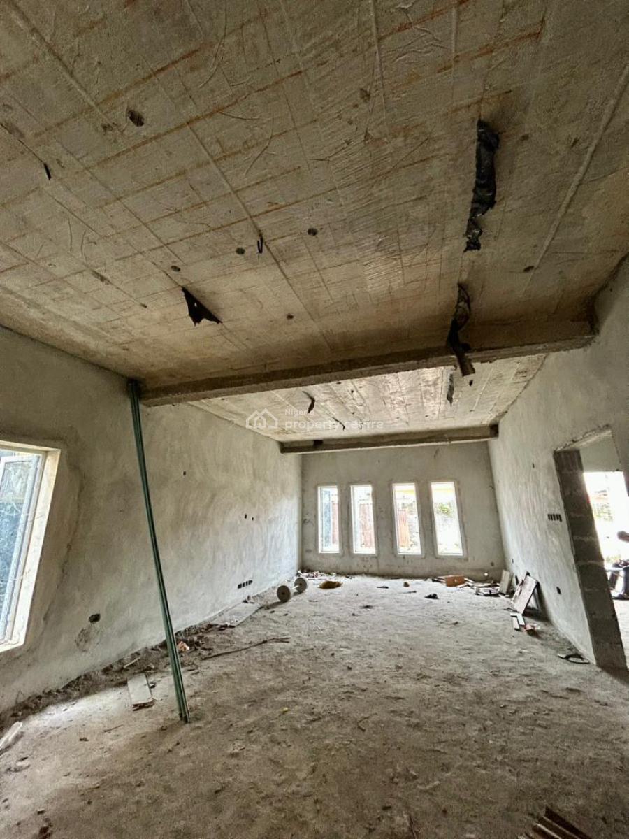 Contemporary 4 Bedroom Carcass Duplex, Shell Cooperative, Eneka, Port Harcourt, Rivers, Detached Duplex for Sale