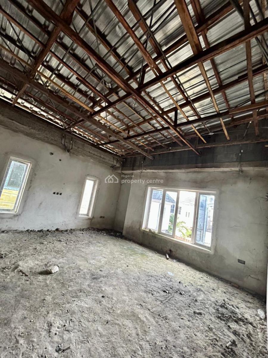 Contemporary 4 Bedroom Carcass Duplex, Shell Cooperative, Eneka, Port Harcourt, Rivers, Detached Duplex for Sale