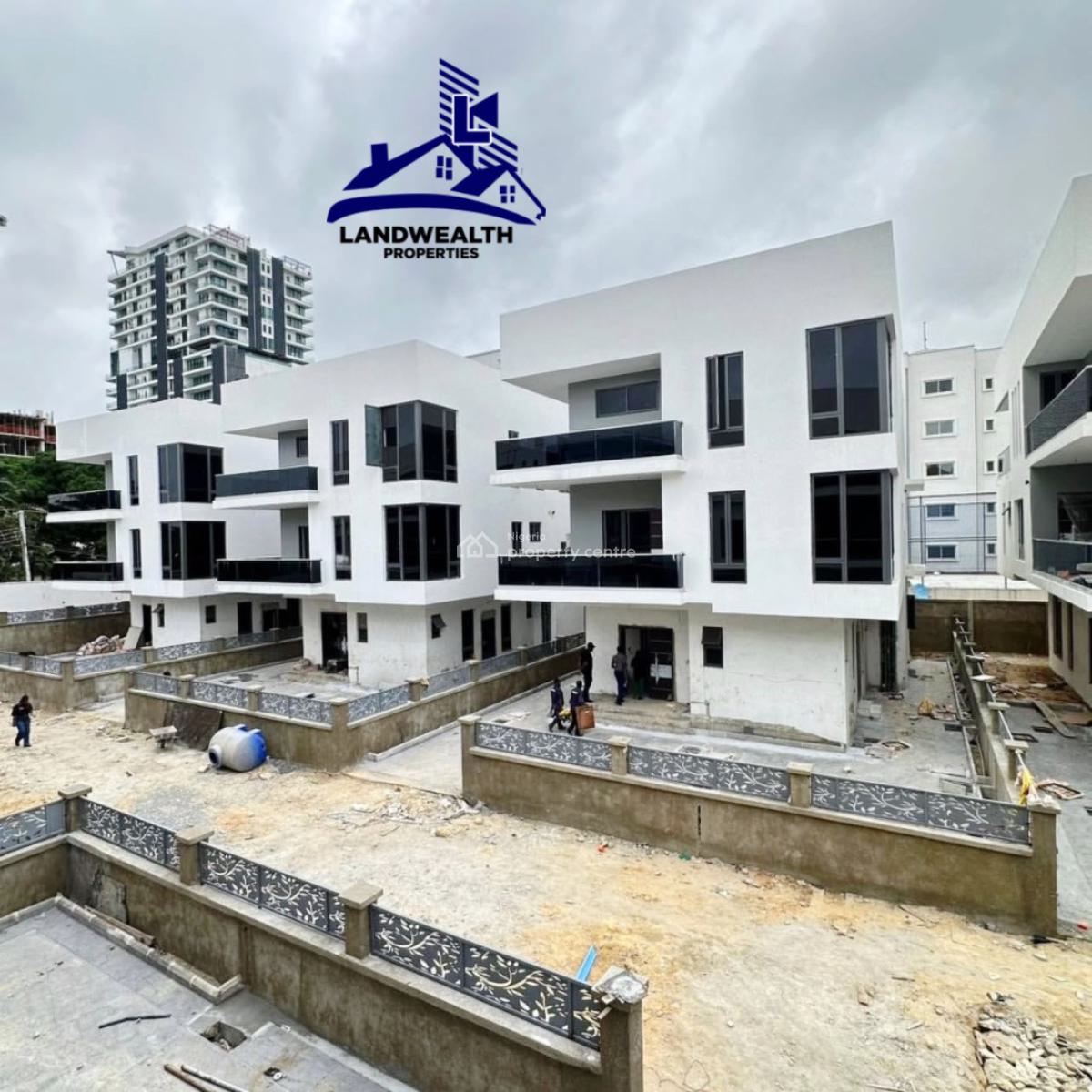 Luxurious 8 Units of 6 Bedroom Detached Duplexes with 2rooms Bq, Secure Estate at Ikoyi Lagos, Ikoyi, Lagos, Detached Duplex for Sale