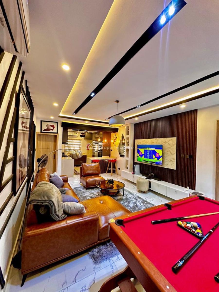 Beautifully Furnished One Bedroom Apartment with Ps5, Board &dart Game, Lekki Phase 1, Lekki, Lagos, Flat / Apartment Short Let