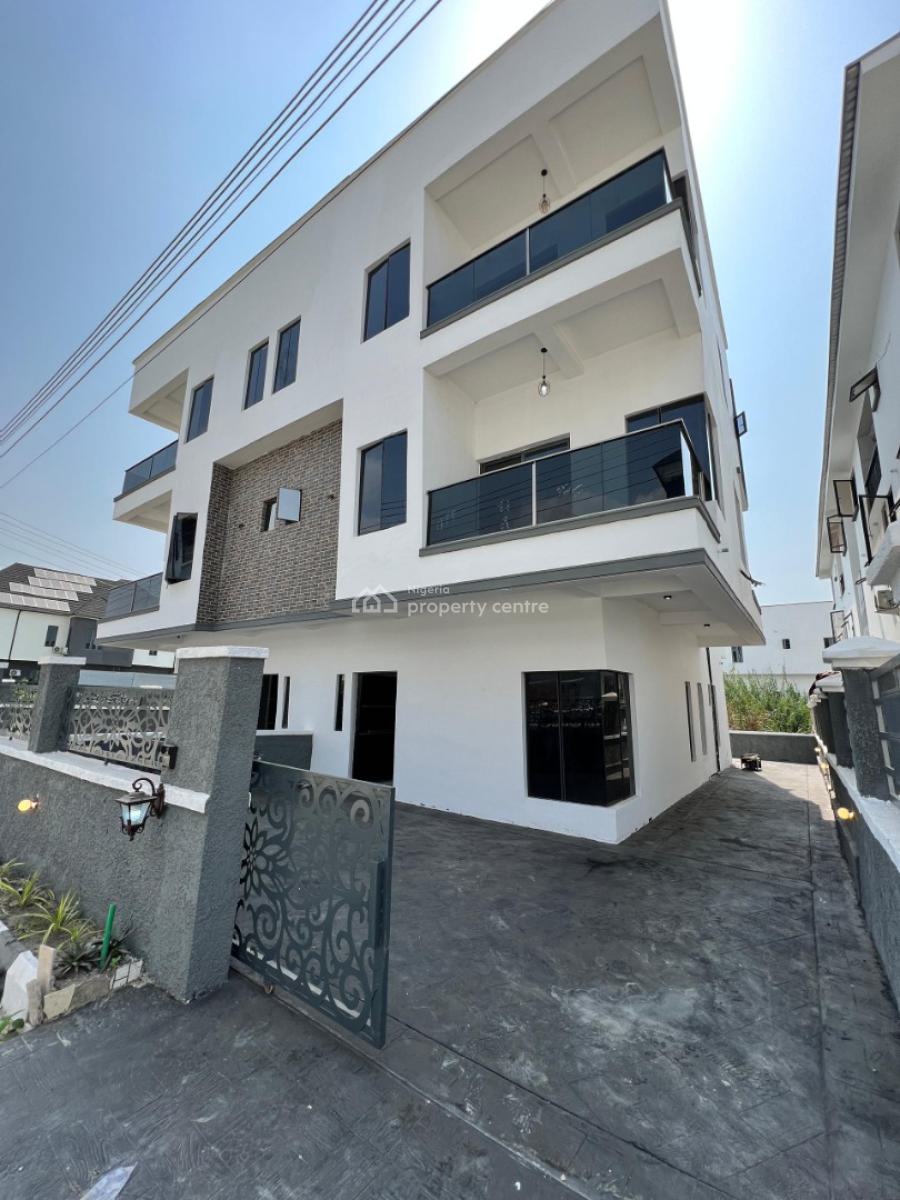 Newly Built Spacious 4bedroom Duplex with Bq, in a Proper Secured Estate at Orchid By Chevron Toll Gate Eleganza, Lekki, Lagos, Semi-detached Duplex for Sale