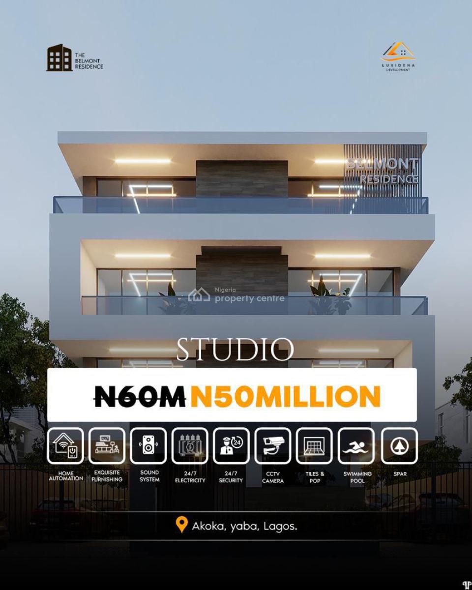 Prime Units of Studio and One Bedroom Apartments, Akoka, Yaba, Lagos, Flat / Apartment for Sale