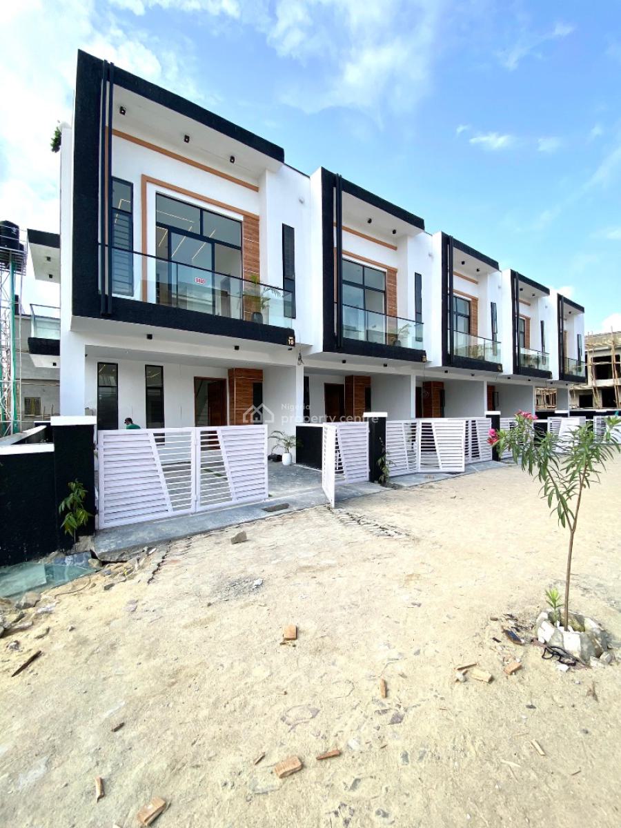 Contemporary 4 Bed Terrace Duplex with Self-compound, Ikota Lekki, Lekki, Lagos, House for Sale