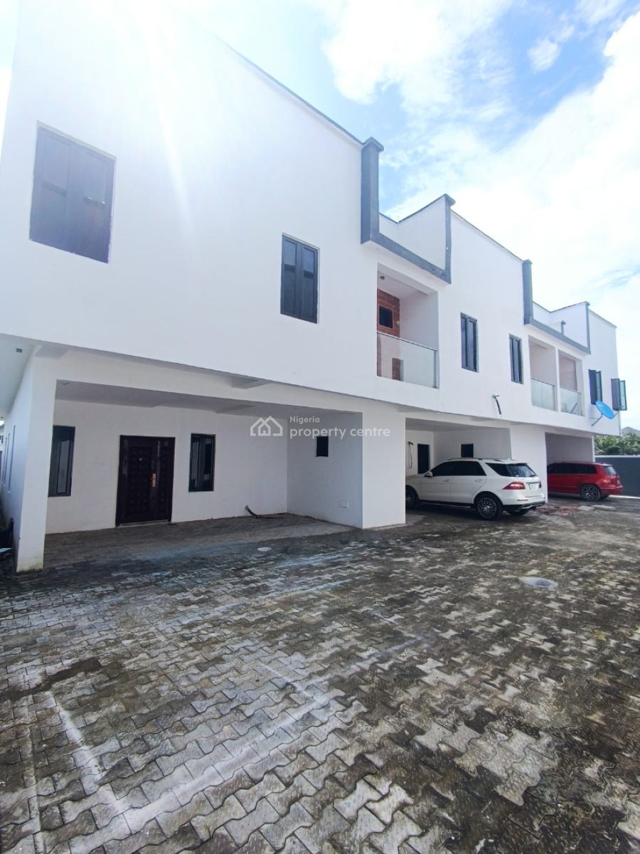 Spacious 4 Bedroom Terrace Duplex with Bq, General Paint, Near Abraham Adesanya, Sangotedo, Ajah, Lagos, Terraced Duplex for Sale