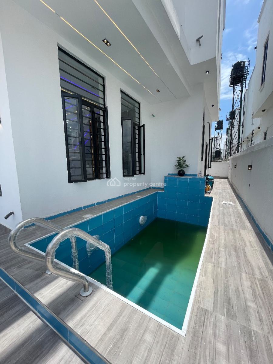 4 Bedroom Fully Detached with a Swimming Pool and Bq, Ajah Lekki, Lekki, Lagos, Flat / Apartment for Sale