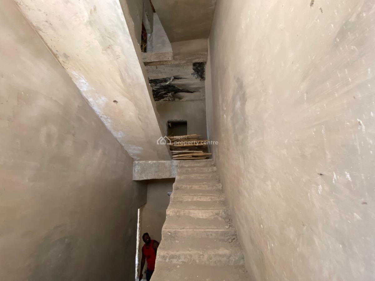 5 Carcass Bedroom Duplex with Pent House, Fabrice Estate, Dakwo, Abuja, Detached Duplex for Sale