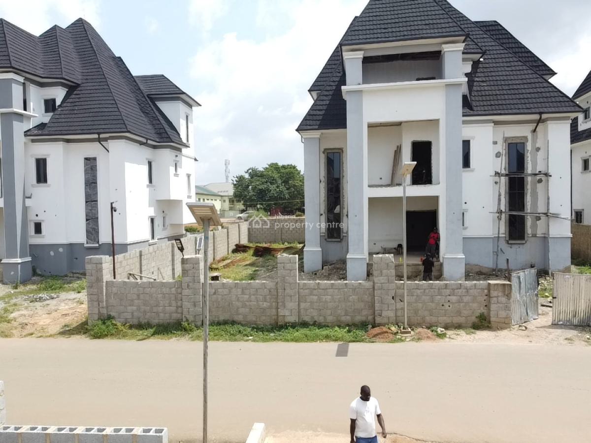 5 Carcass Bedroom Duplex with Pent House, Fabrice Estate, Dakwo, Abuja, Detached Duplex for Sale