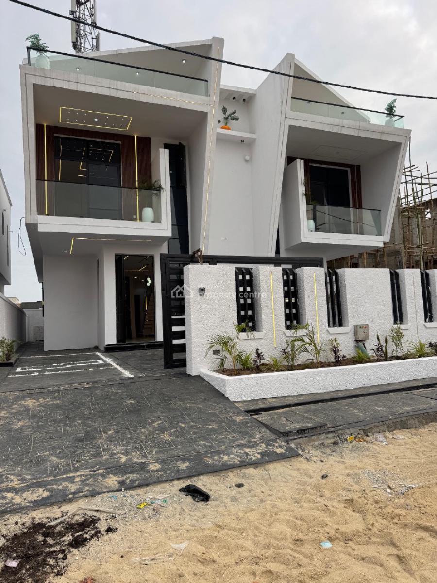 Exclusive 4  Bedroom Semi-detached Duplex  with a Bq, Ikota, Lekki, Lagos, Semi-detached Duplex for Sale