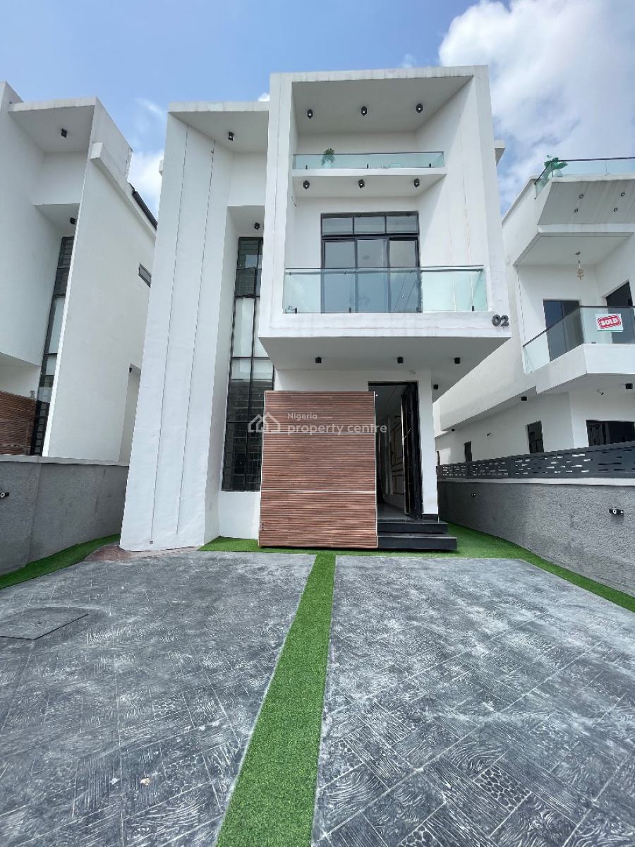 Luxury 5-bedroom Fully Detached Duplex with Pool & Bq, Chevron Lekki, Lekki, Lagos, Flat / Apartment for Sale